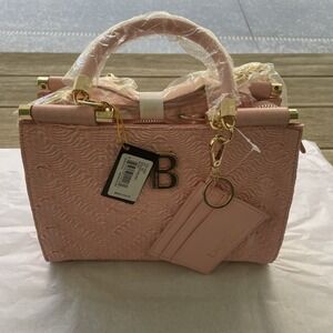 Bebe Nola Satchel Blush NWT  10x7 Size Purse Cocktail Party